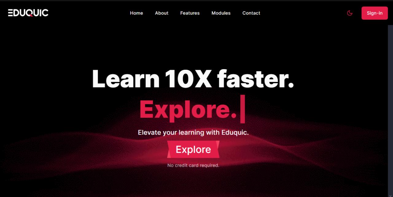 Eduquic — AI Powered Learning Platform